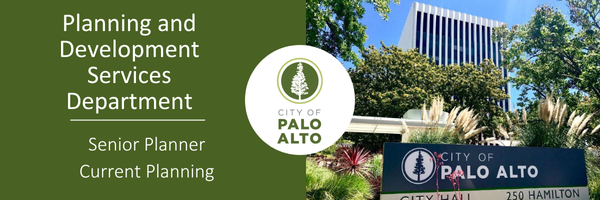The City of Palo Alto is seeking an experienced city planner who enjoys working in a dynamic and growing community. Located in the heart of Silicon Valley, Palo Alto is a vibrant community and home to many tech companies. In this unique opportunity, the City is looking for a Senior Planner for our Current Planning team.